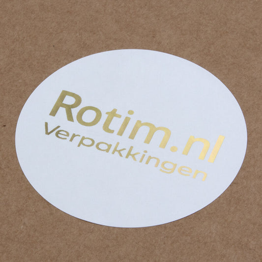 Stickers laten drukken - Rond - Metallic