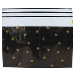 100x verzendzakken Black Stars Gold Large
