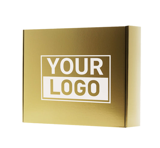 Postdozen bedrukken Goud 350x280x80mm