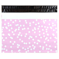 100x verzendzakken Dots Roze Large