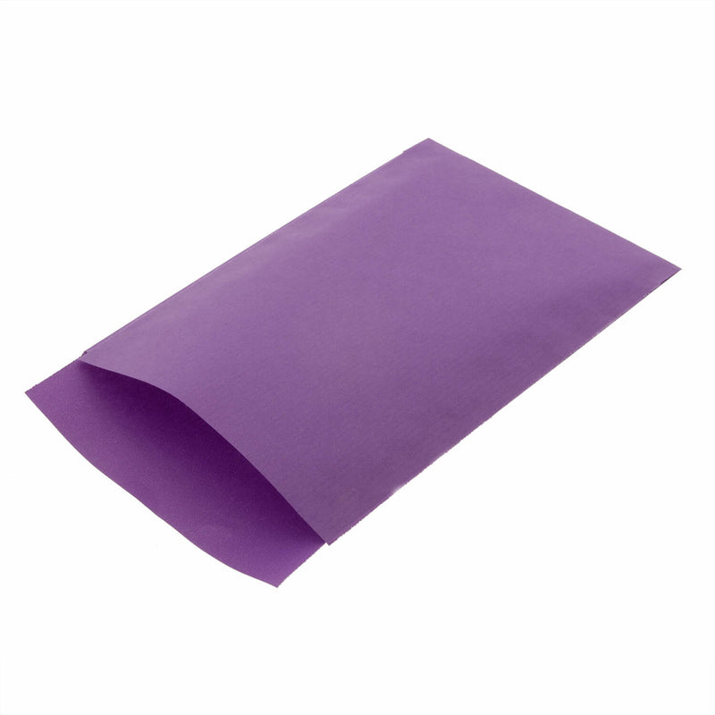 200 x Papieren Zakjes Paars 12x19cm