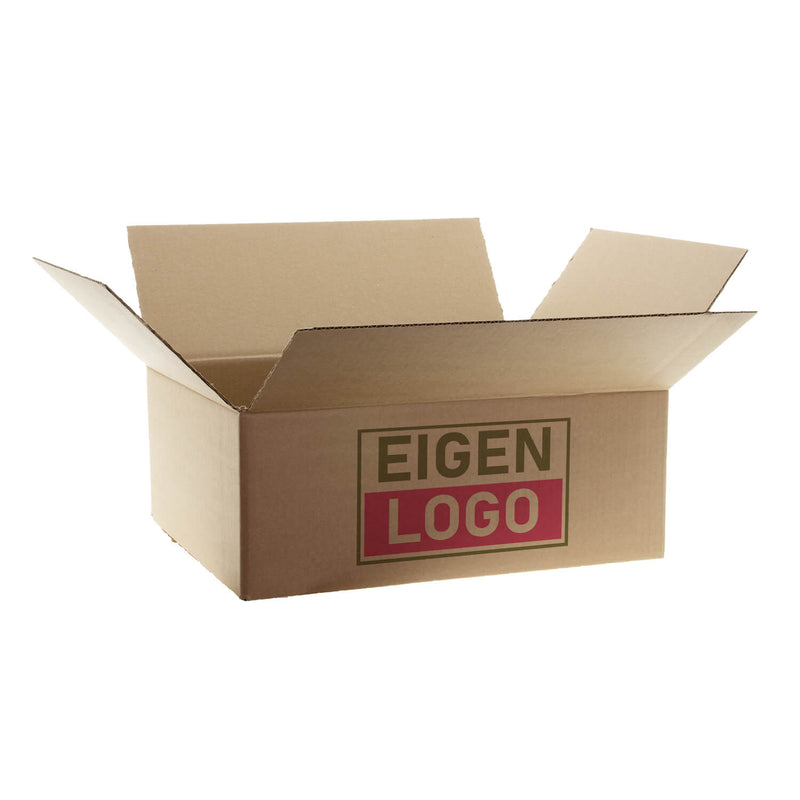 Dozen bedrukken Bruin 395x295x140mm