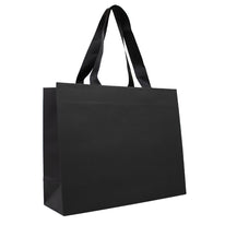 10x cadeautasjes Mat Zwart A4