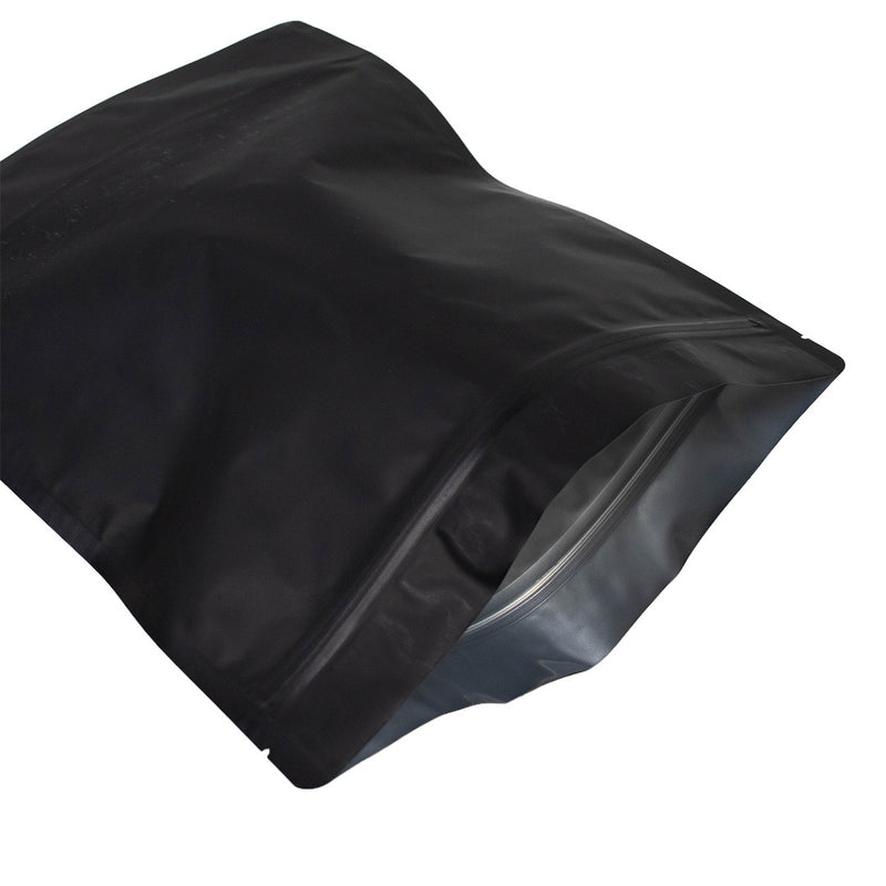 100x Stazakken mat Zwart 25x34cm