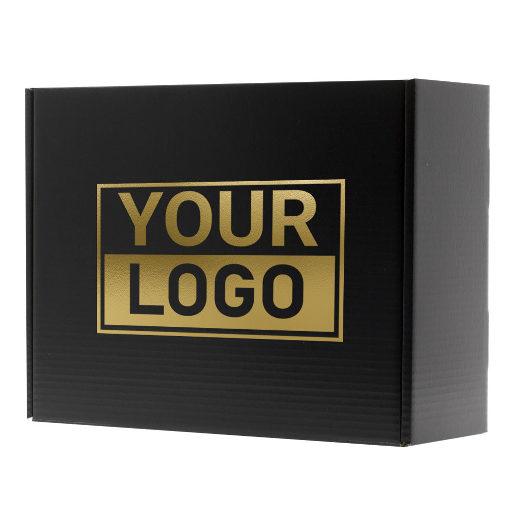 Postdozen bedrukken Zwart 380x300x140mm