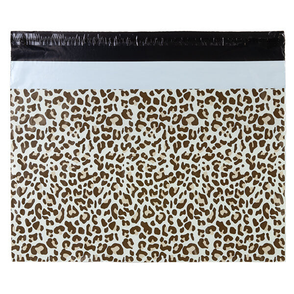 100x verzendzakken Leopard Large