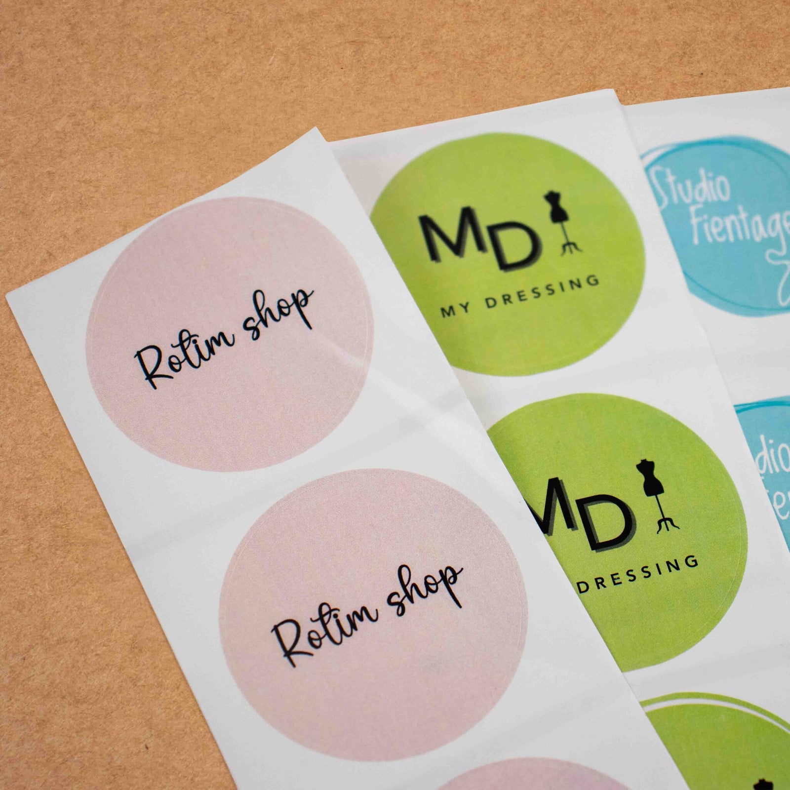 Stickers laten drukken - Rond - Full colour