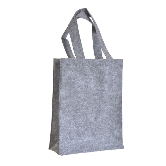 10x vilten tas Licht grijs A4
