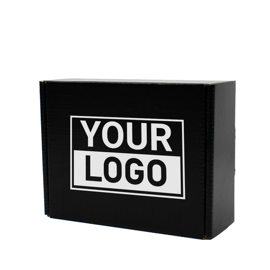 Postdozen bedrukken Zwart 160x130x90mm