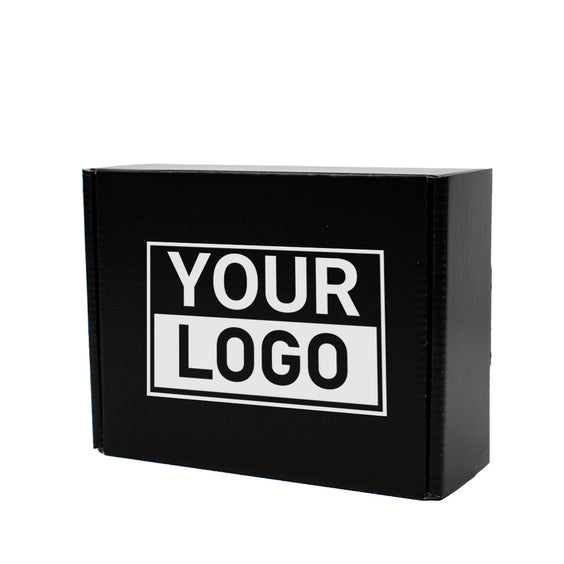 Postdozen bedrukken Zwart 160x130x90mm