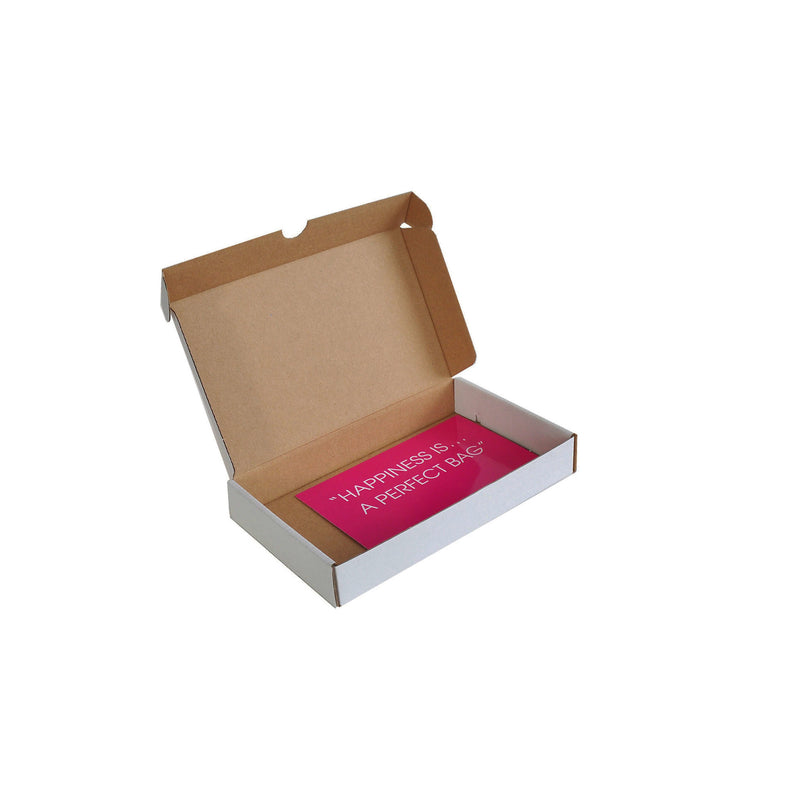 Brievenbusdozen  bedrukken met NEON - Wit A6