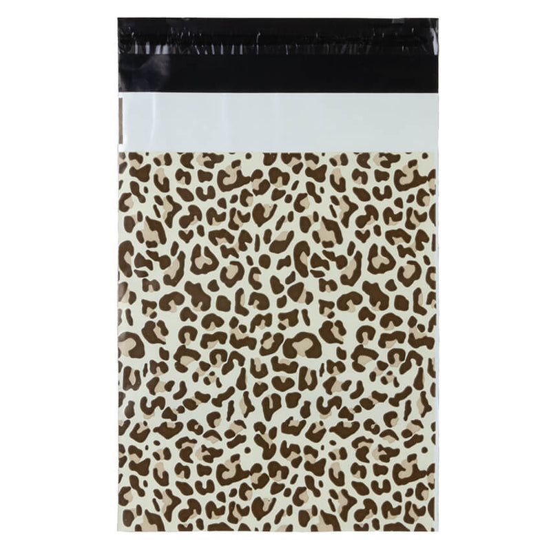 100x verzendzakken Leopard Small