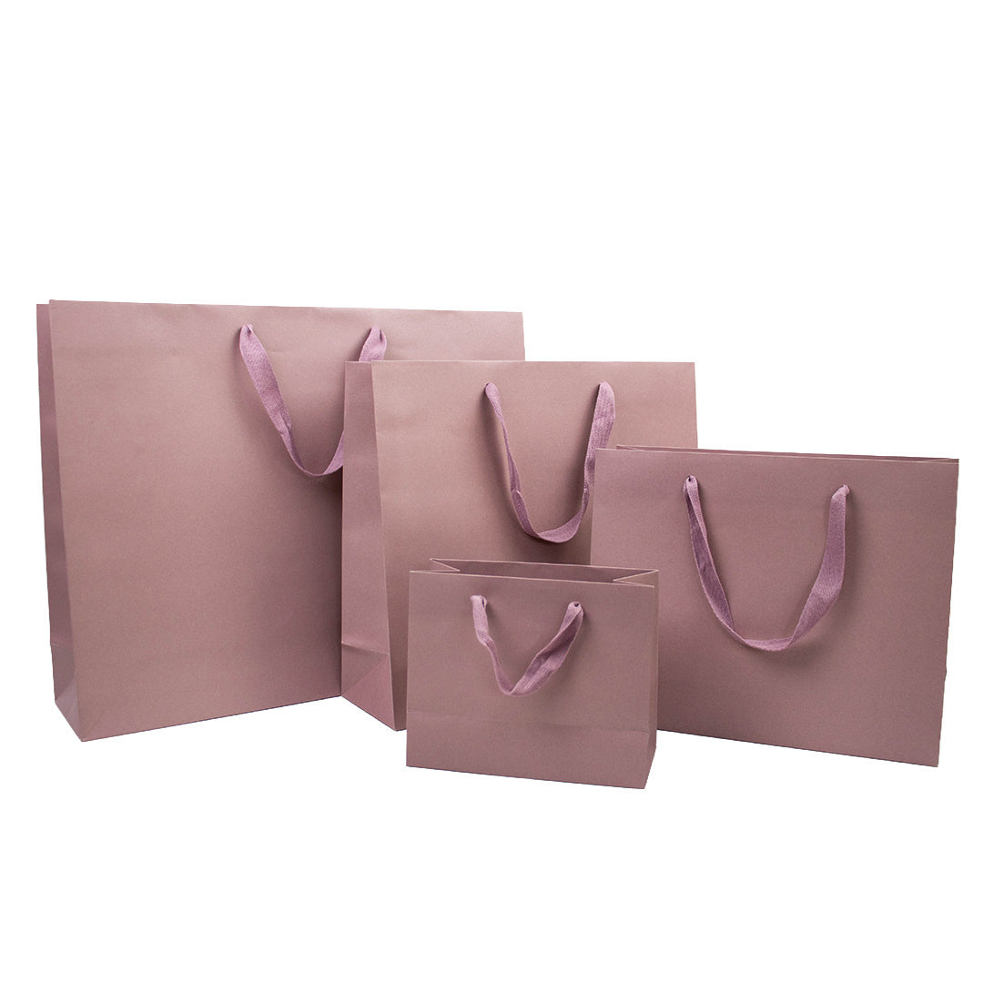 10x cadeautasjes Dusty Rose A5