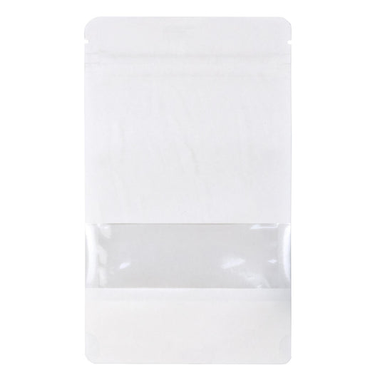 100x Stazakken met Venster Wit 11x18,5cm
