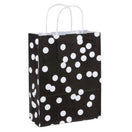 50x papieren tasjes Dots A5