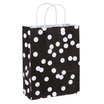 50x papieren tasjes Dots A5