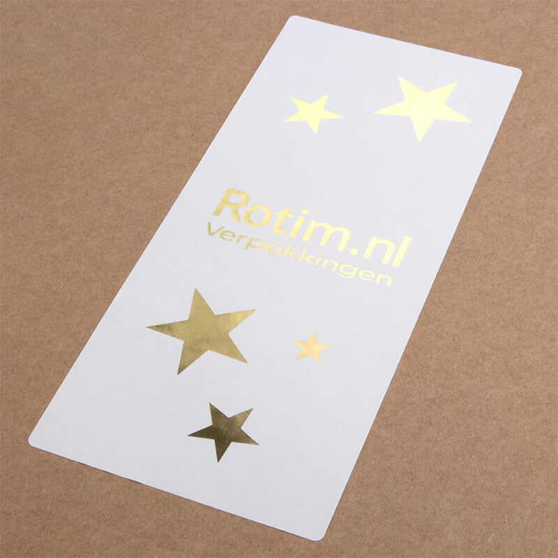 Sluitstickers laten drukken - Metallic