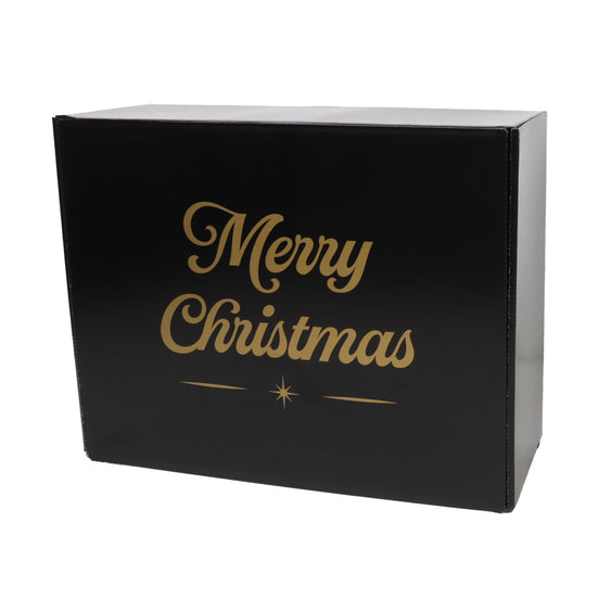 Kerstdozen Zwart 610x329x135mm