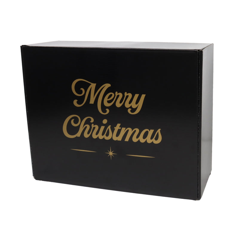 Kerstdozen Zwart 610x329x135mm