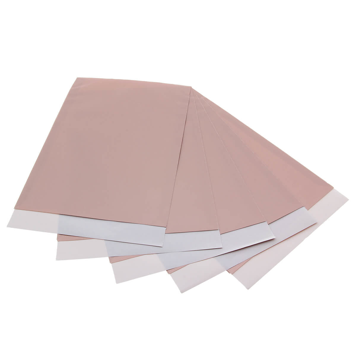 200 x Papieren Zakjes Rosé Goud  17x25cm