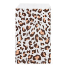 200x Papieren Zakjes Leopard 12x19cm