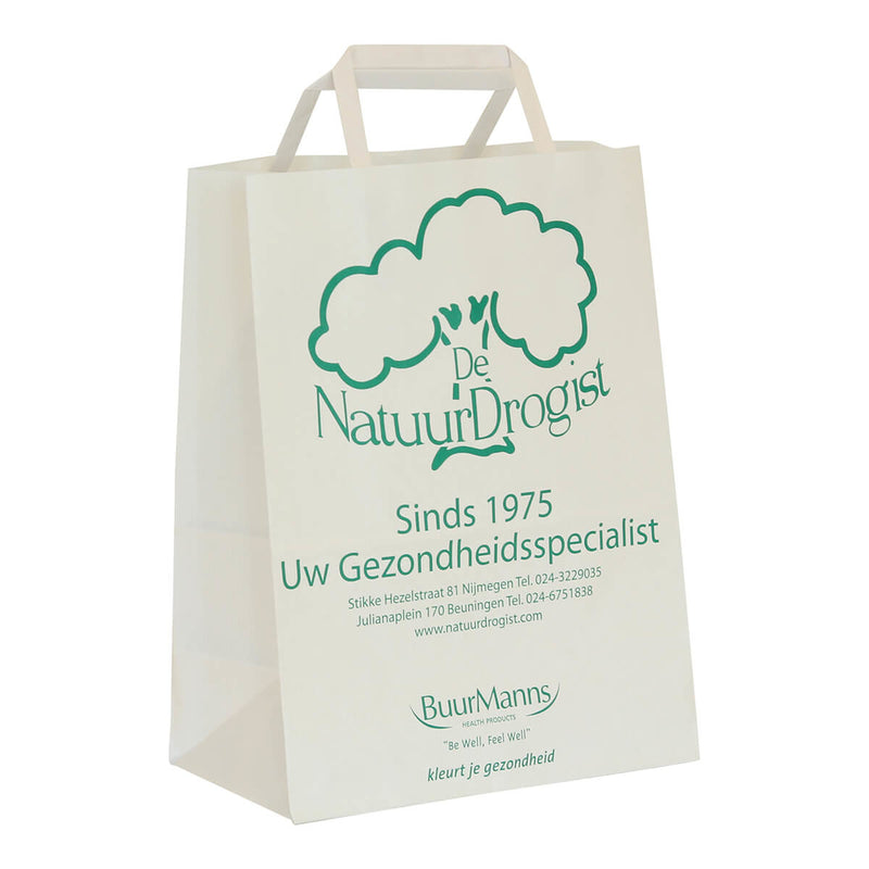 Budget papieren tas 32x13x41cm (A3)- Logo bedrukking