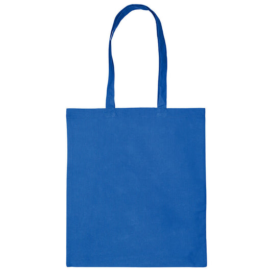 25x katoenen tas Koninklijk blauw 38x42cm
