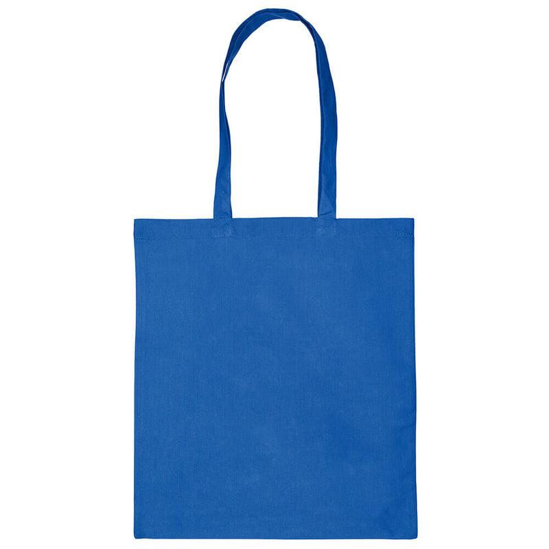 25x katoenen tas Koninklijk blauw 38x42cm