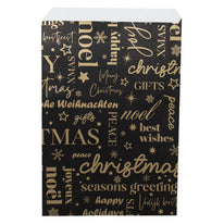 200x Papieren Zakjes Christmas International 17x25cm