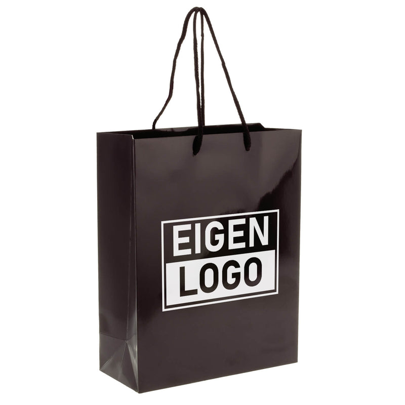 Cadeautasje bedrukken Zwart A4