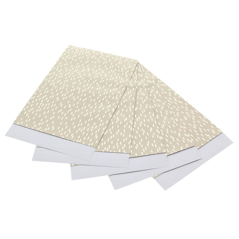 200 x Papieren Zakjes Zilveren streepjes 12x19cm