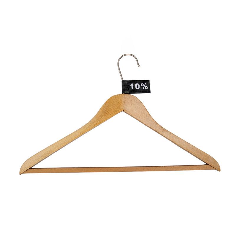 50x Kledinglabel 3x6cm - 10% zwart