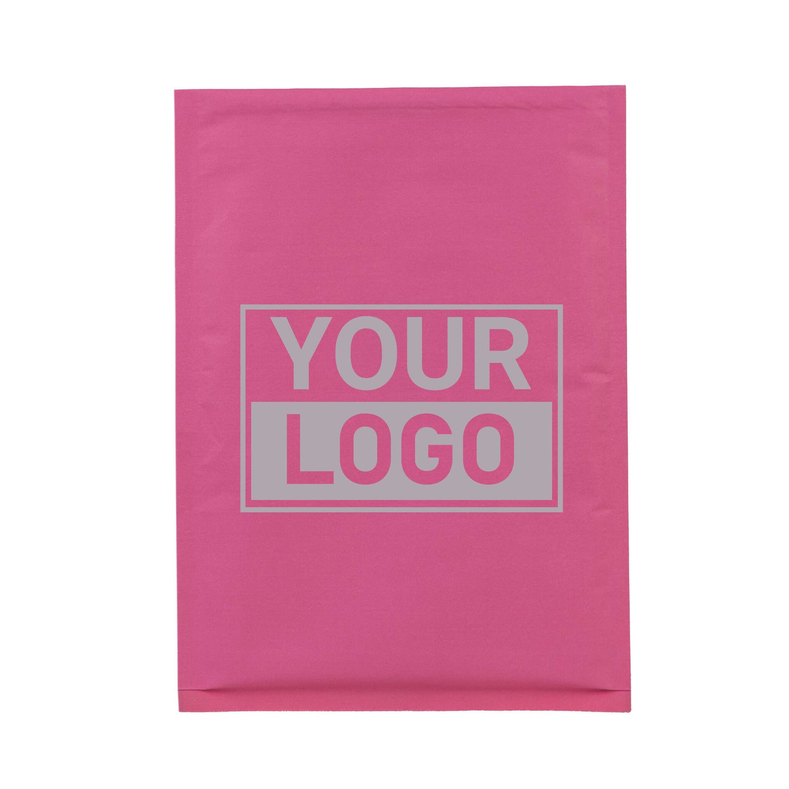 Roze bubbel envelop C bedrukken