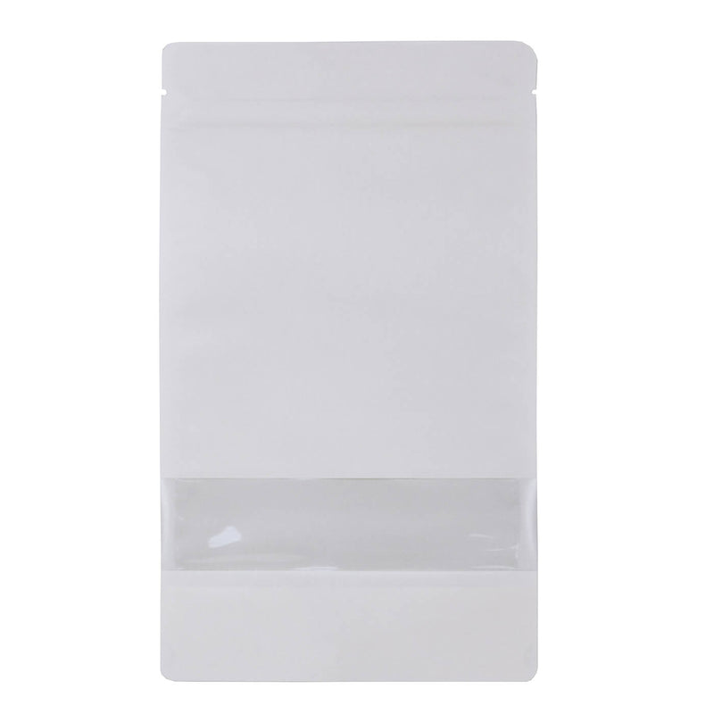 100x Stazakken met Venster Wit 13x22,5cm