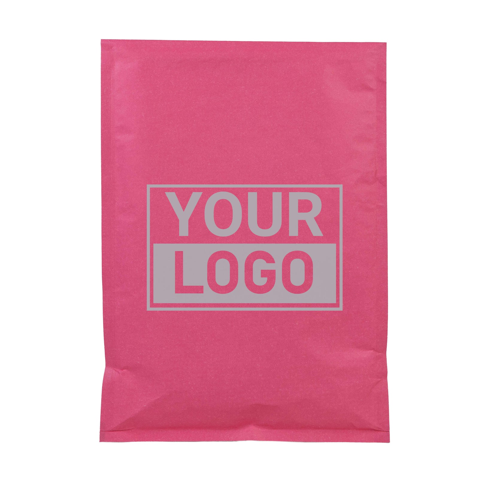 Roze bubbel envelop G bedrukken