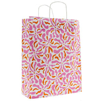 50x papieren tasjes Flowers A3