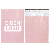 Roze verzendzakken bedrukken Small