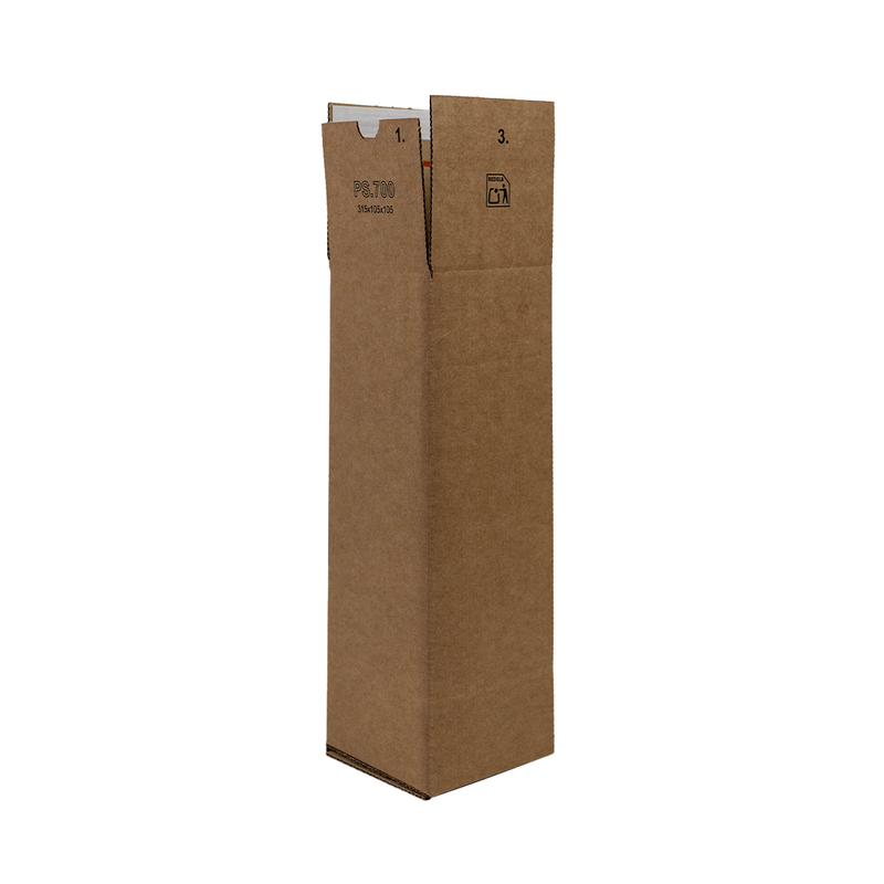 Verzendkoker vierkant 315x105x105mm per 10 verpakt