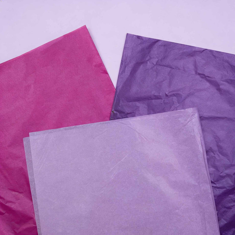 Zijdepapier gekleurd 50x70cm paars