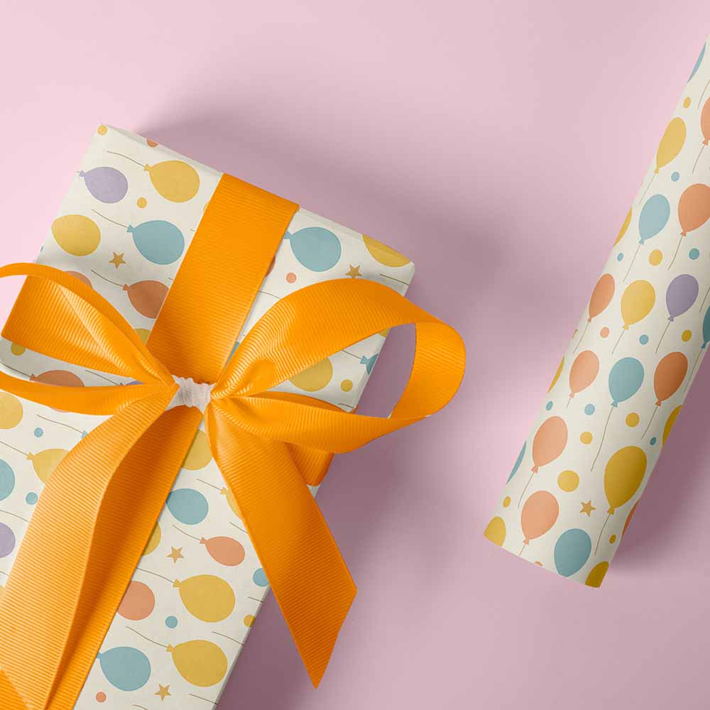 Inpakpapier Balloon Joy 30cm x 200mtr