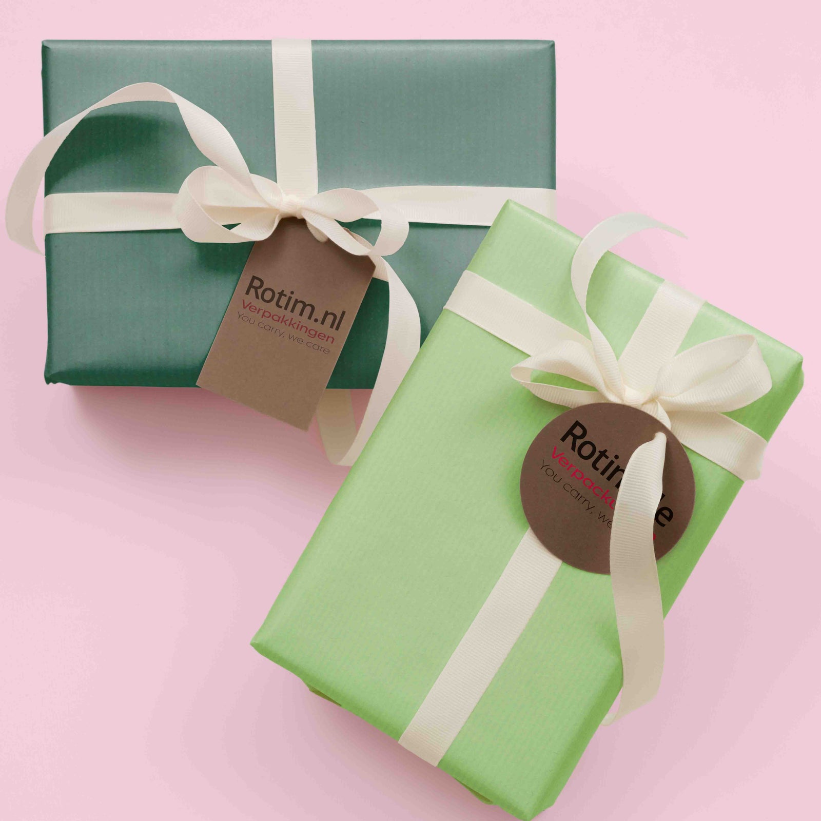 Inpakpapier Groen kraft 30cm x 200mtr
