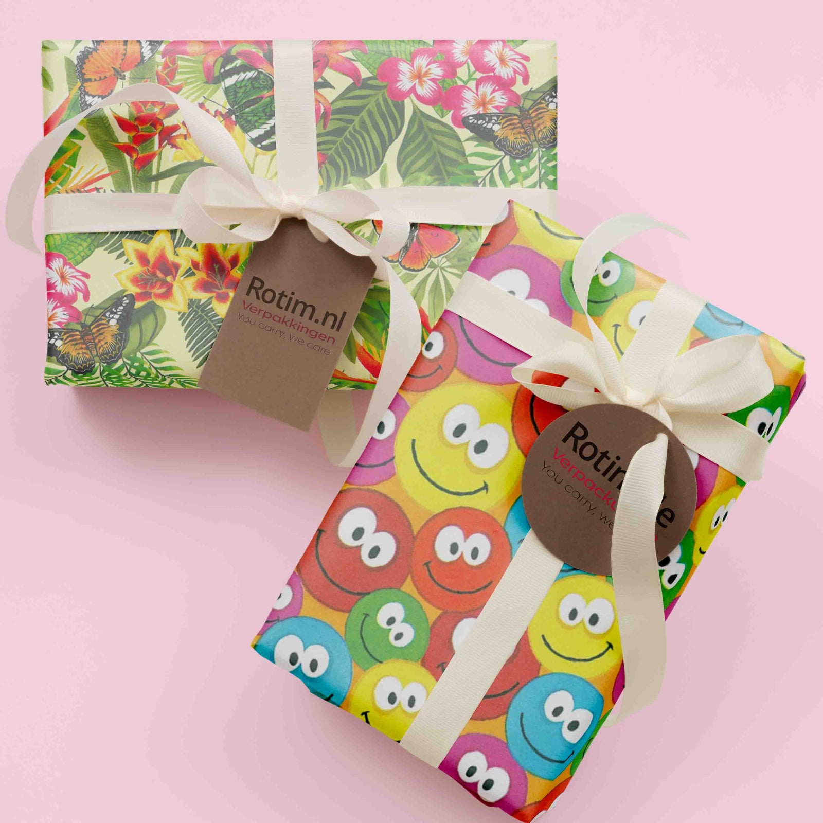 Inpakpapier Smileys 50cm x 200mtr