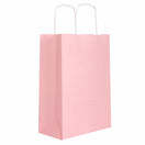 50x papieren tassen Licht roze in diverse formaten