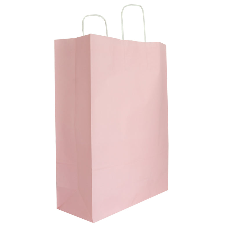 50x papieren tassen Licht roze in diverse formaten