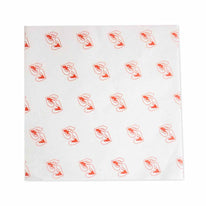 Vetvrij papier bedrukken 20x20cm 1 kleur