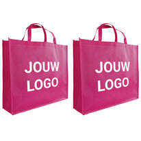 Shopper bedrukken Fuchsia non woven 54x14x45cm - Spoed