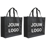 Shopper bedrukken Zwart non woven 42x12x35cm - Spoed