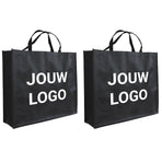 Shopper bedrukken Zwart non woven 54x14x45cm - Spoed
