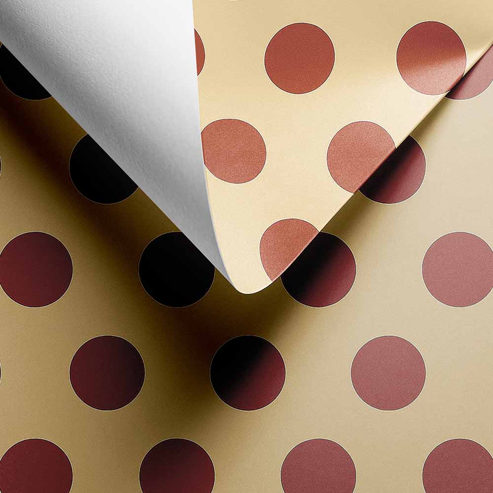 Inpakpapier Rusty Dots 50cm x 200mtr