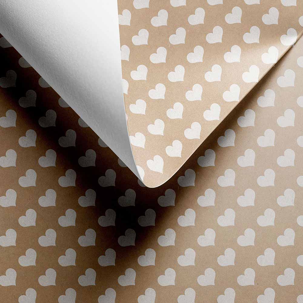 Inpakpapier Heart Confetti 30cm x 200mtr
